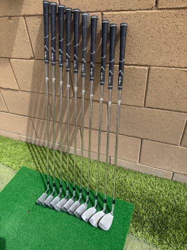 Men's 1989 Ben Hogan Edge Right Handed Iron Set Senior Flex 10 Pieces (re-built)