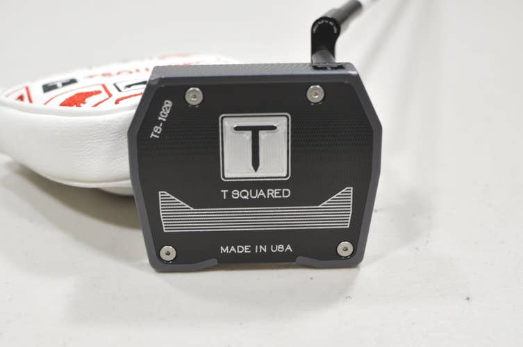 T Squared TS-1029 34" Putter Right Steel with Cover  #228290