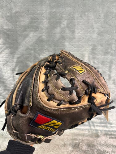 Gray Mizuno RH Catcher's Baseball Glove 32" (Used)