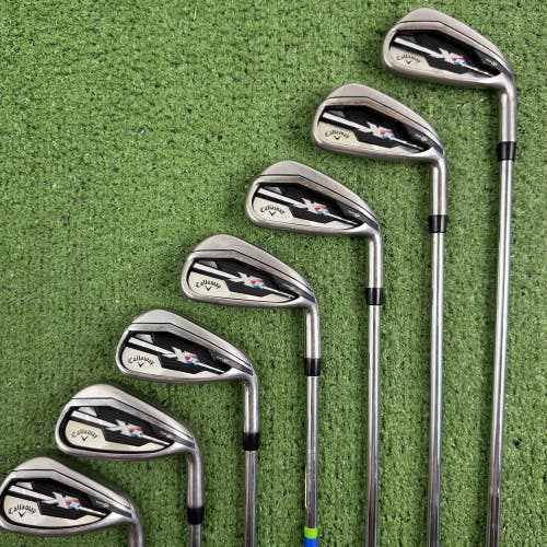 Callaway XR Iron Set 4-PW True Temper Speedstep 80g Regular Flex +1 Long