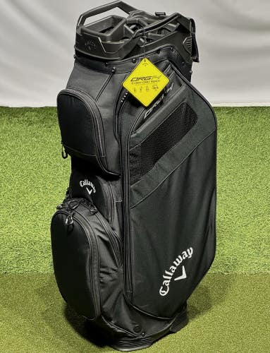 Callaway Org 14 Cart 14-Way Golf Bag w/ Rain Hood - Color: Black NEW