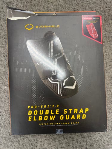 Red Senior EvoShield Pro-SRZ 2.0 Double Strap  Elbow Guard Elbow Protection (New)