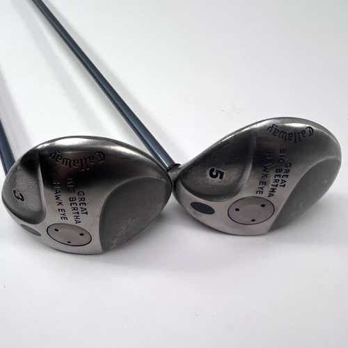 Callaway Hawkeye 3 & 5 Fairway Wood Set 15* | 18* Hawk Eye UL Regular RH