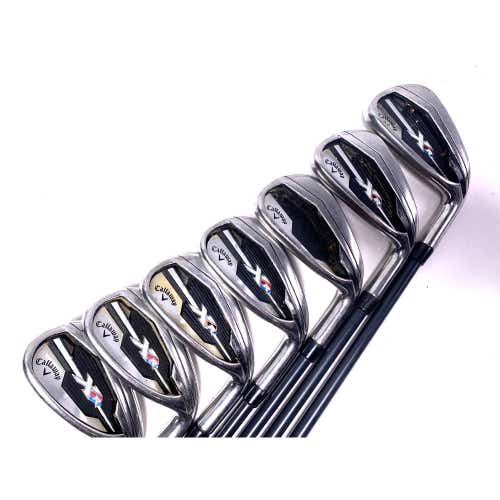 Callaway XR Iron Set 5-PW+AW Project X San Diego 5.5 58g Regular RH