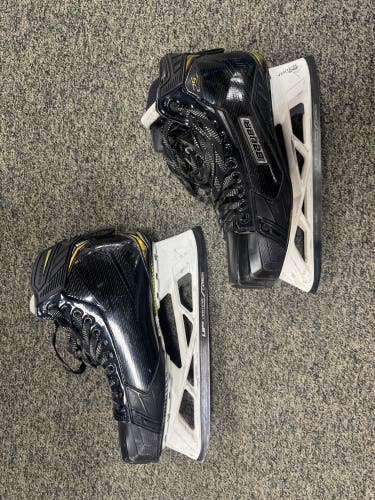 2018 Bauer Supreme 2S Pro Hockey Goalie Skates Regular Width Size 12 (Used)