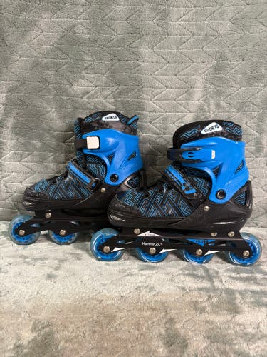 Youth MammyGol Sports Adjustable Inline Skates Regular Width Size 5-8 (Used)