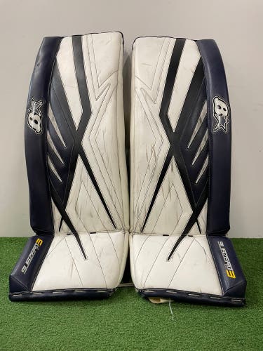 White Senior Brian's Sub Zero 3 Pro Goalie Leg Pads (Used)