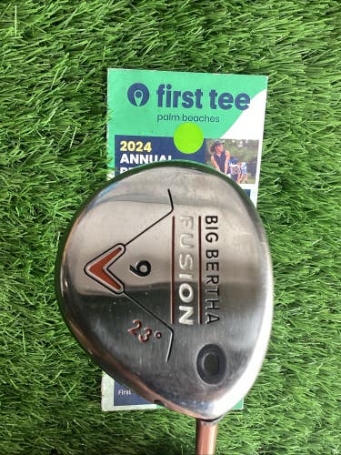 Callaway Big Bertha Fusion Fairway 9 Wood 23* With Ladies Graphite Shaft