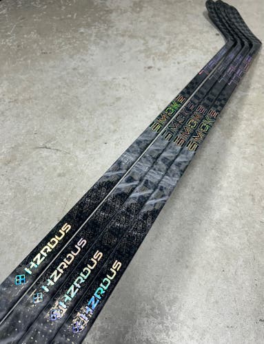 4 PACK 100 Flex P90TM Nitro Wrapped As Hzrdus Smoke Senior True Left Hand Hague NHL Pro Stock (New)
