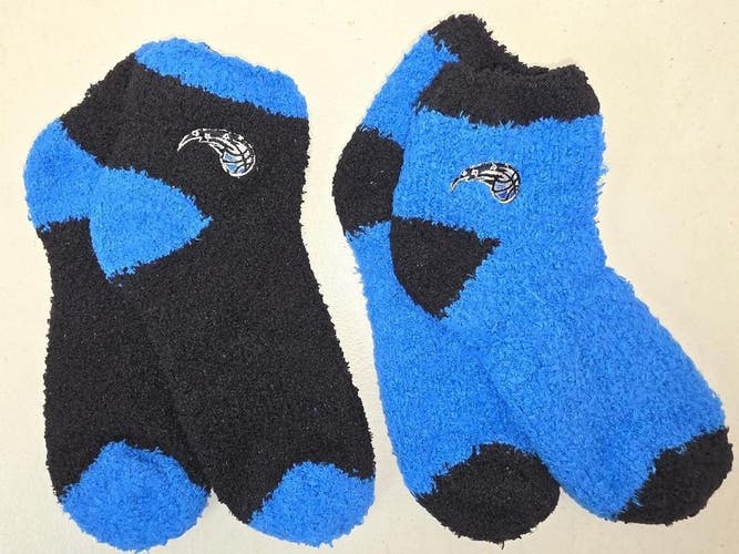 ST1 Mens NBA ORLANDO MAGIC Crew Socks Lot of 2 Pair MEDIUM New