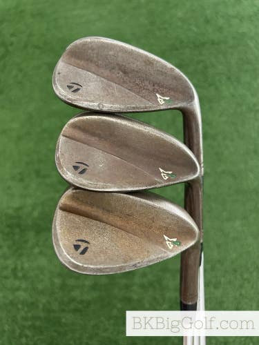 Taylormade MG4 Milled Grind Raw 3 Wedge Set (50, 54, & 60 Degrees)