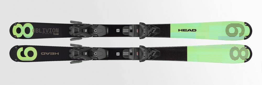 NEW HEAD Oblivion Team Junior Skis 127cm TT + Jrs 7.5 GW adjustable Bindings