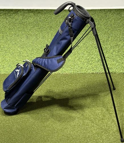 UniHimal Golf Lightweight Carry Sunday Stand Walking Bag Navy Blue 2-Way Divider