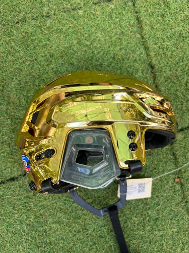 Gold Small CCM Tacks 710 Helmet (Used)