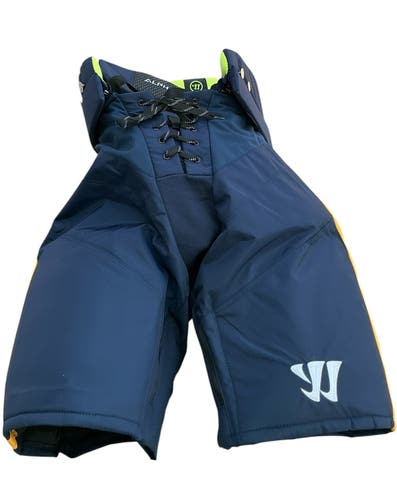 Warrior Alpha Atlanta Gladiators Pro Stock Hockey Pants Medium Navy (New) 3406