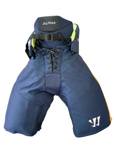 Warrior Alpha Atlanta Gladiators Pro Stock Hockey Pants Small Navy (New) 3487