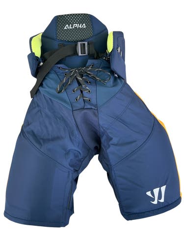Warrior Alpha Atlanta Gladiators Pro Stock Hockey Pants Small Navy (New) 3489