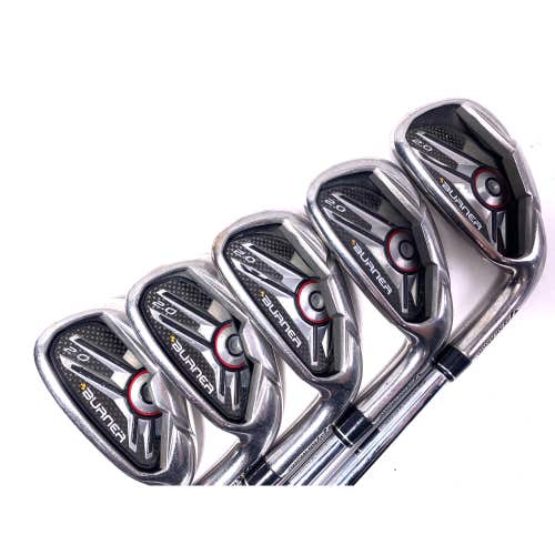TaylorMade Burner 2.0 Iron Set 5-9 85g Regular Steel Mens RH