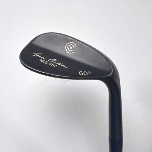 Cleveland 588 Black Melonite Lob Wedge LW 60* True Temper Dynamic Gold Wedge RH