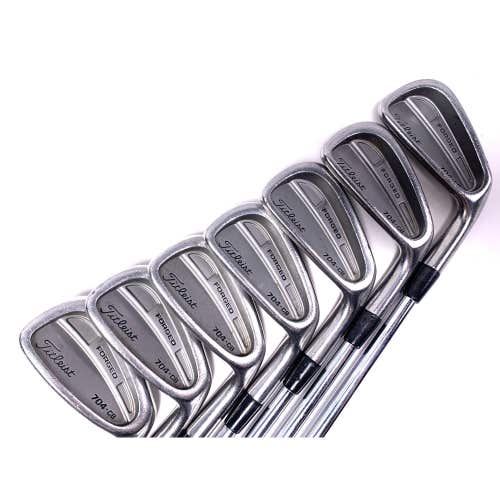 Titleist 704 CB Iron Set 4-PW True Temper Dynamic Gold S300 Stiff RH -1''