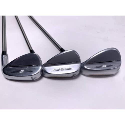 Titleist Vokey SM9 Tour Chrome Wedge Set 50* 12 | 54* 14 | 58* 8 Regular RH