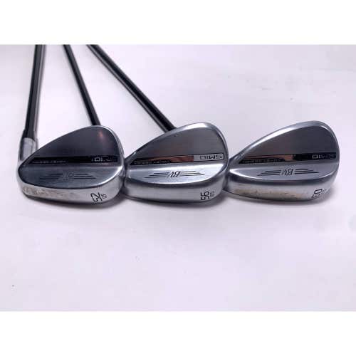 Titleist Vokey SM10 Chrome Wedge Set 52* 12 | 56* 10 | 60* 10 Tensei Regular RH