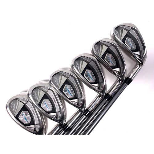 Callaway Rogue X Iron Set 6-PW+AW Aldila Synergy 60g Regular Graphite Mens RH