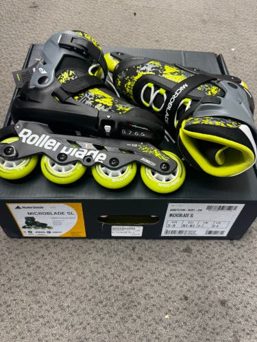 Rollerblade Microblade size 5-8 Adjustable Inline Skates (New)