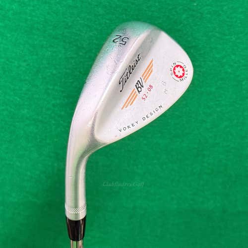 LH Titleist Vokey Spin Milled 2009 52-8 52 Gap Wedge Vokey Design Wedge Flex