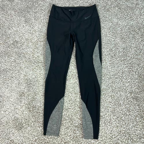 Nike Pants Womens Small Black Training Dri FIT Activewear Leggings Workout Gym