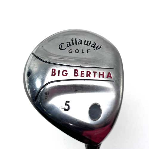 Callaway Big Bertha 2004 5 Fairway Wood 18* Big Bertha Uniflex Steel Mens RH