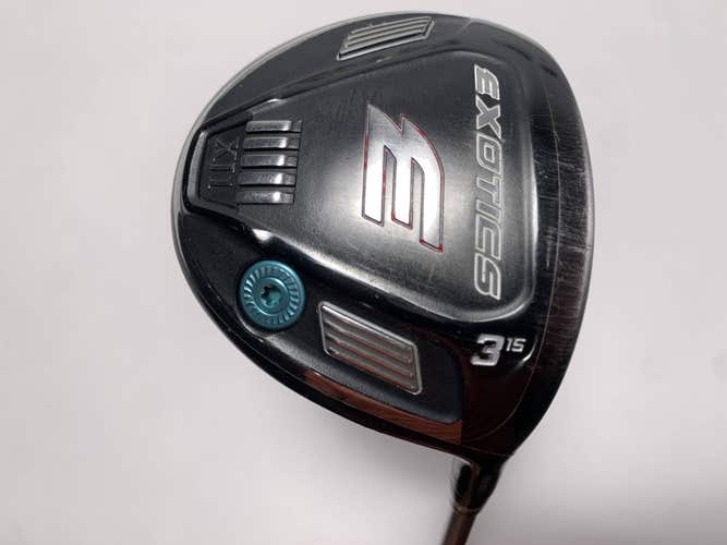 Tour Edge Exotics XJ1 3 Fairway Wood 15* Fujikura Air Speeder Ladies RH