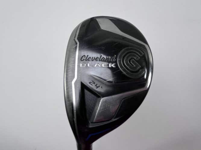 LEFTY Cleveland CG Black 2015 5 Hybrid 24* Bassara 55x5ct 55g Stiff  LH