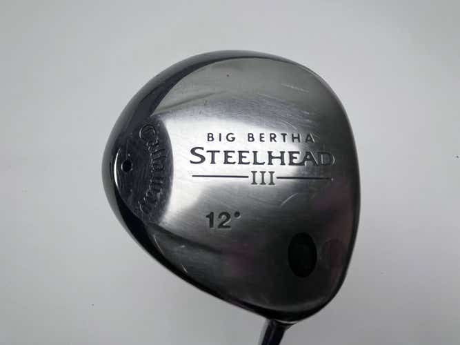 Callaway Steelhead III Driver 12* System III Ladies Graphite Womens RH