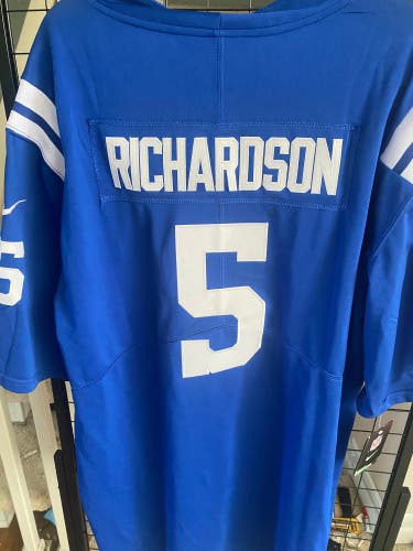 Blue XXL Adult Unisex Nike Jersey (New) Anthony Richardson