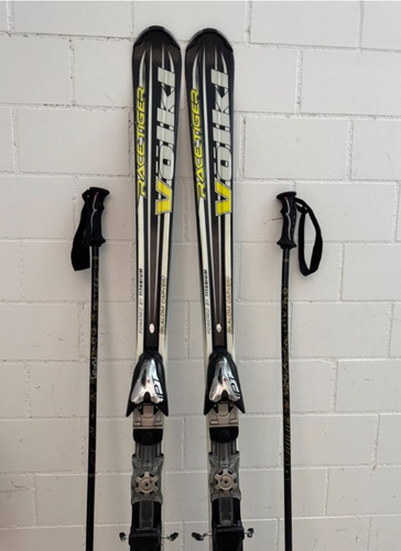 Unisex 2010 Racing 153 cm Volkl Racetiger SL Skis With Bindings iPT Motion (Used)