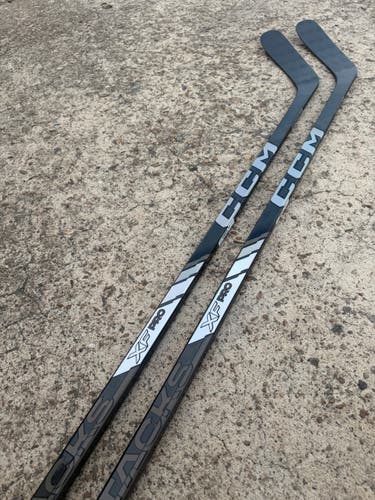 2 Pack CCM TACKS XF Pro Stock Hockey Stick Grip 70 Flex P40T Left 7606