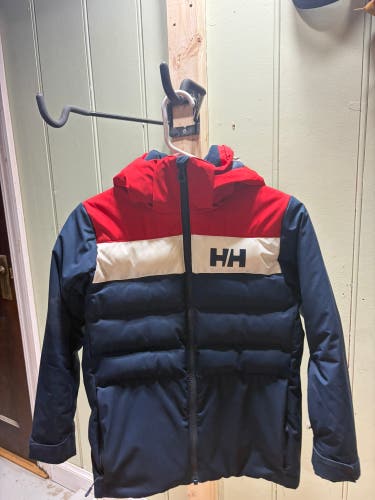 Navy Blue Men's Youth Small Helly Hansen Jacket (Used)