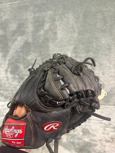 Black Rawlings Renegade RH Catcher's Baseball Glove 32.5" (Used)