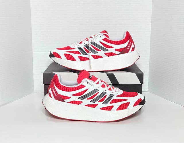 Red Men's Size M 10.0 (W 11.0) Adult Adidas Adizero Aruku 'White Pure Ruby’ Shoes Sneakers JI0308