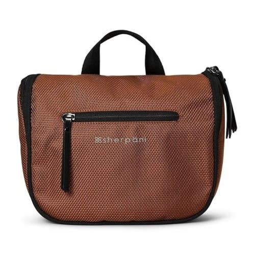 Sherpani Co-Pilot Toiletry Case Unisex Brown 3L-Hanging Water Resistant GBO4081