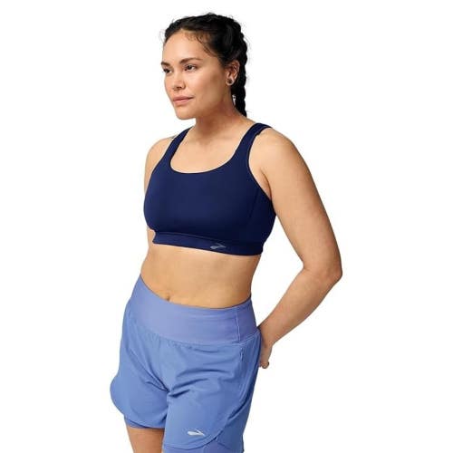 Brooks Convertible 2.0 Sports Bra Women's 40F Midnight Stretch Running GBO4079
