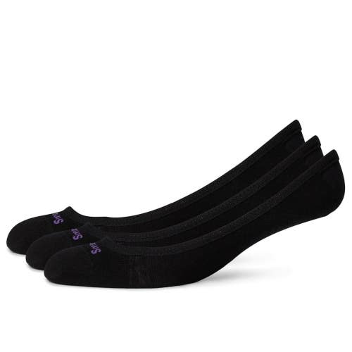 Smartwool Everyday Low Cut No Show Socks Unisex S Black Stretch 3-Pack GBO4160