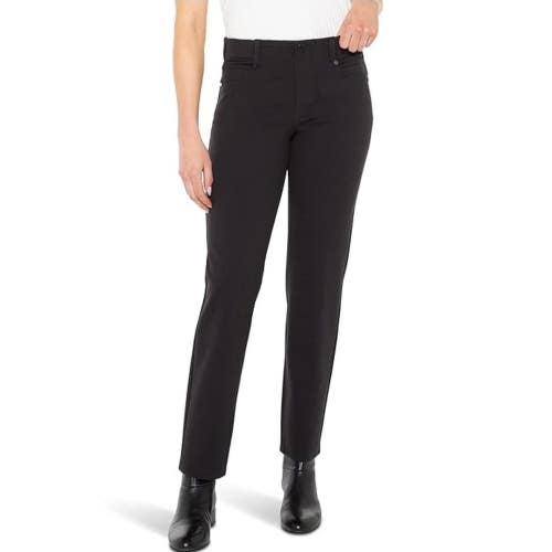 Liverpool Los Angeles Gia Glider Pants Women's 8 Black Slim Fit Pull On GBO4177