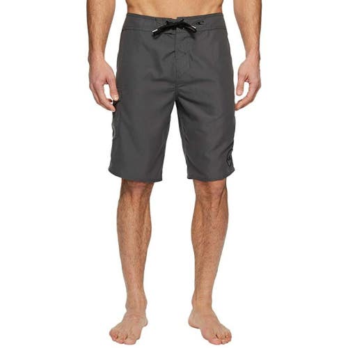 O'Neill Santa Cruz Solid 2.0 Board Shorts Men's 42 Anthracite Swimwear GBO4144