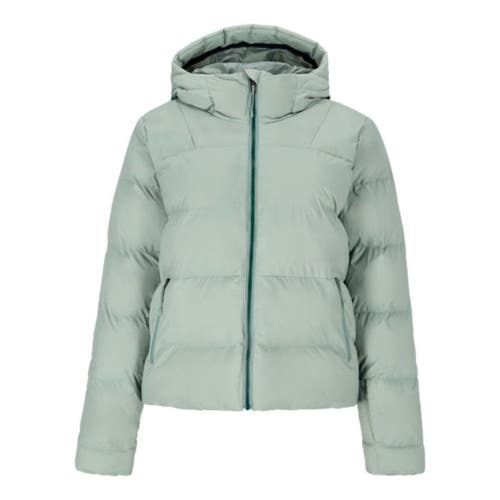Obermeyer Slopeside Puffer Jacket Women's 6 Summit Sage Hooded Full Zip GBO4169