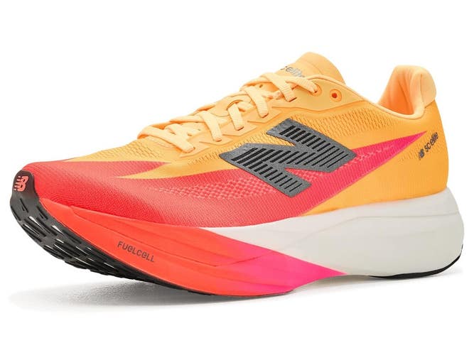 New Balance FuelCell SuperComp Elite V5 Women Tangerine Heat Running Shoe PNE123