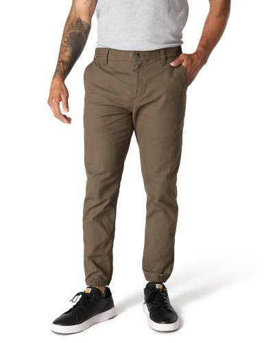 Carhartt Rugged Flex Joggers Men 38 Tarmac Canvas Relaxed Fit Tapered Leg MOT113