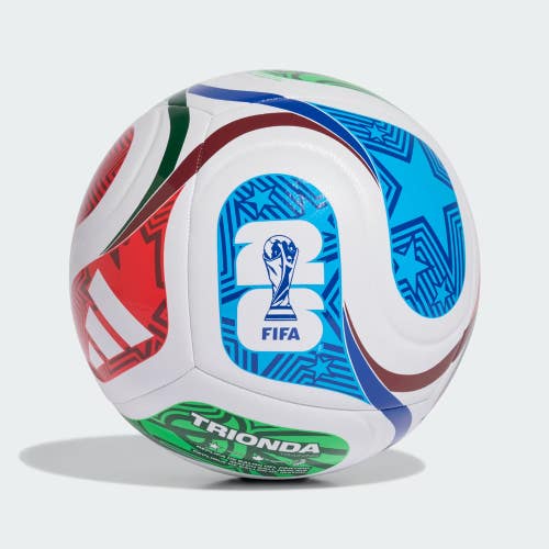 Adidas Trionda JD8032 Soccer Ball 5 Multicolor FIFA World Cup 26 Training MOT159