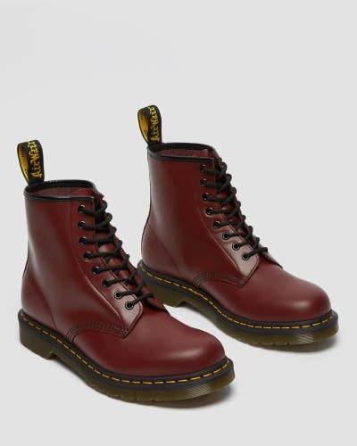 Dr. Martens 1460 11822600 Men's US 10 Cherry Red Leather Combat Boots ZAP2686